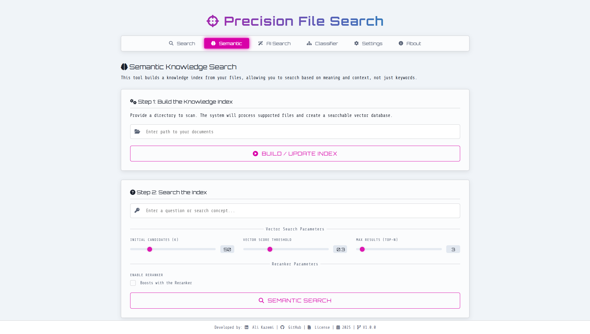 Semantic Search Results