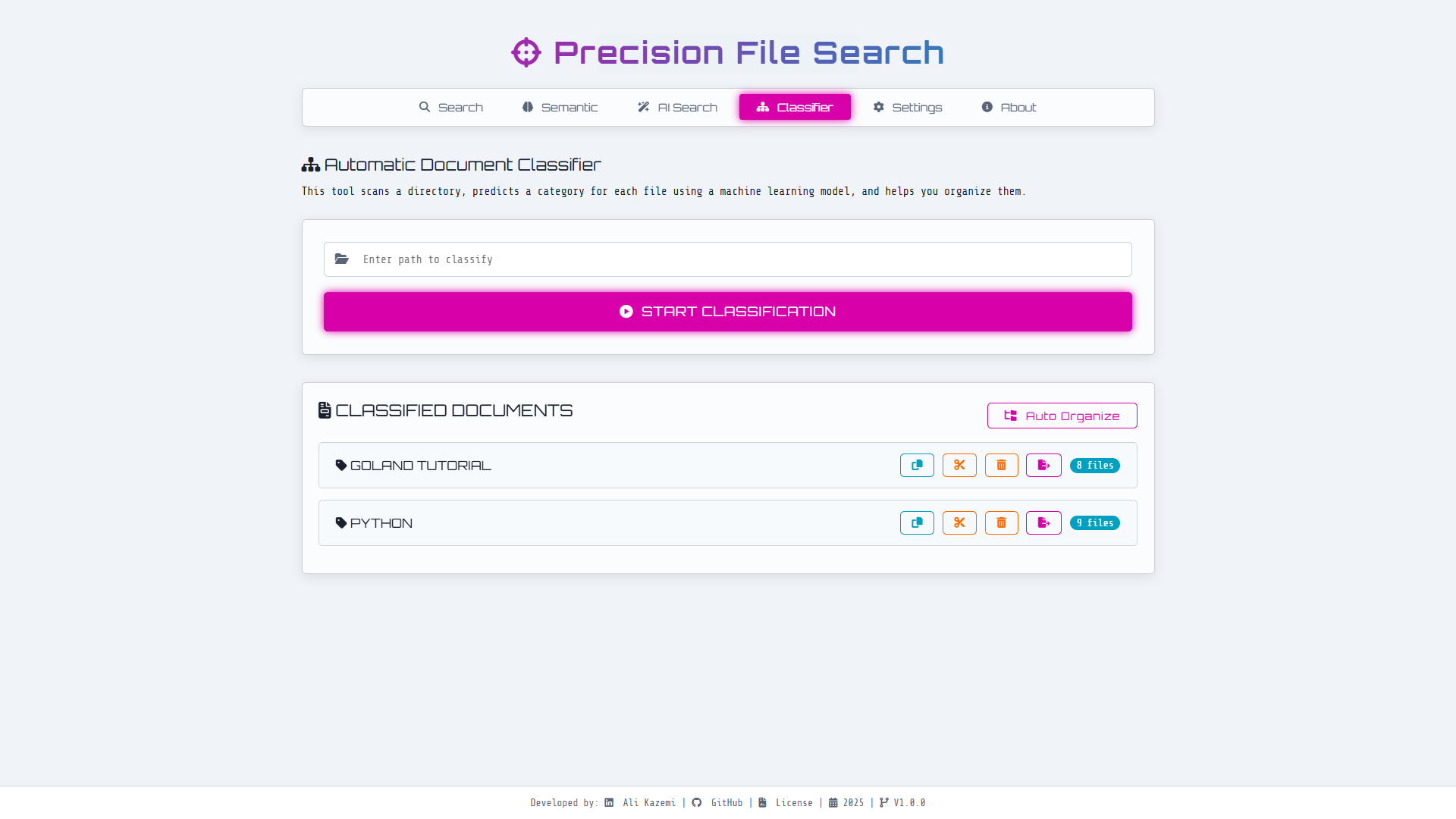 Application Settings